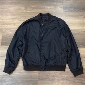 Men’s ALL SAINTS black bomber jacket